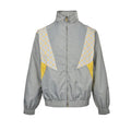 Louis Vuitton Monogram V-Panel Color Block Track Jacket – Grey / Yellow