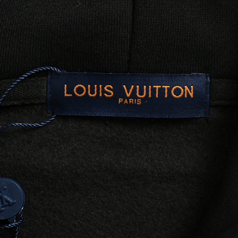 Louis Vuitton Coin Portrait Graphic Hoodie – Black
