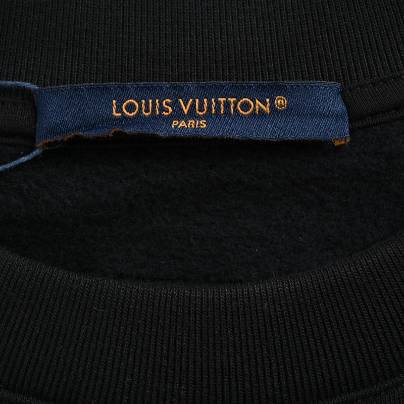 Louis Vuitton Crown Embroidery Knit Sweater – Black