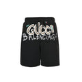 Gucci Graffiti Collab Graphic Shorts – Black