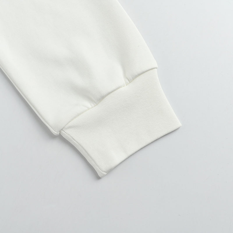 Louis Vuitton Tonal Back Print Mock Neck Sweatshirt – Cream