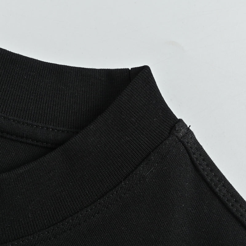 Louis Vuitton Tonal Back Print Mock Neck Sweatshirt – Black