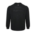 Louis Vuitton Tonal Back Print Mock Neck Sweatshirt – Black
