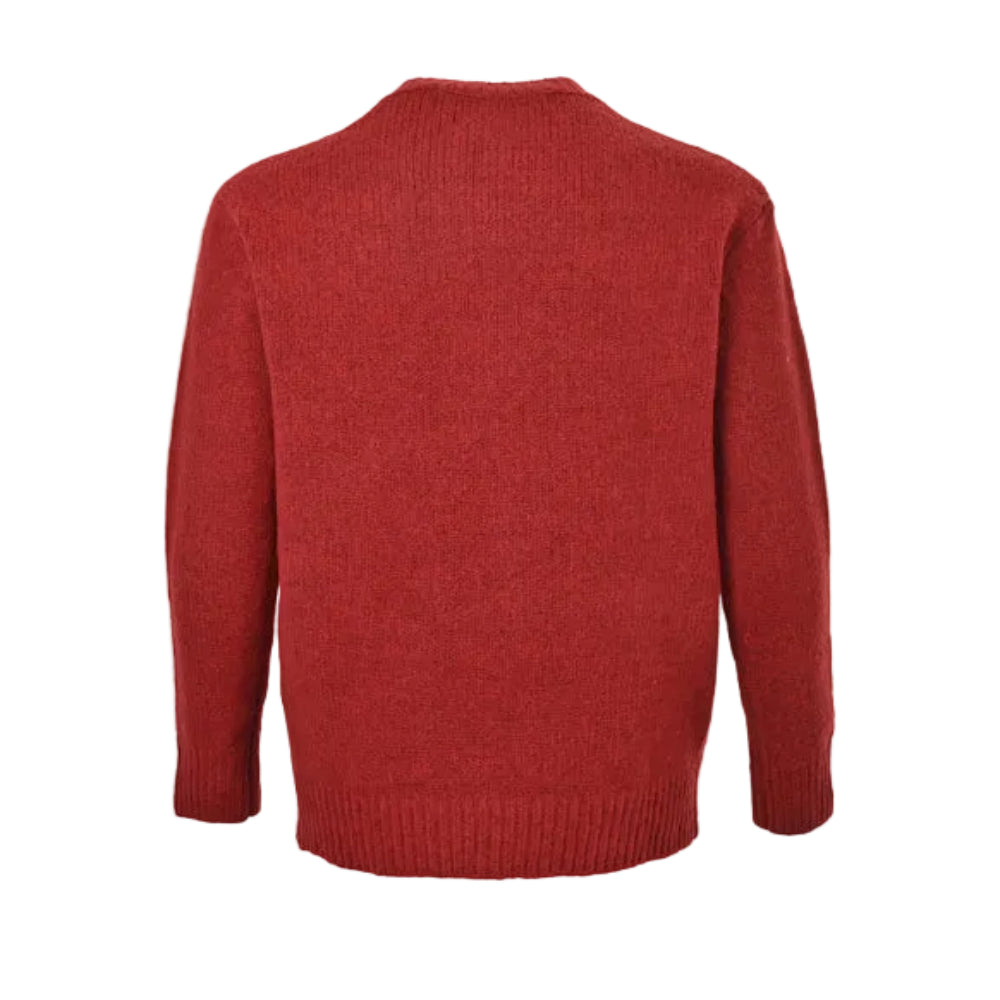 Louis Vuitton Oversized 3D Collegiate Logo Bouclé Knit Cardigan – Red
