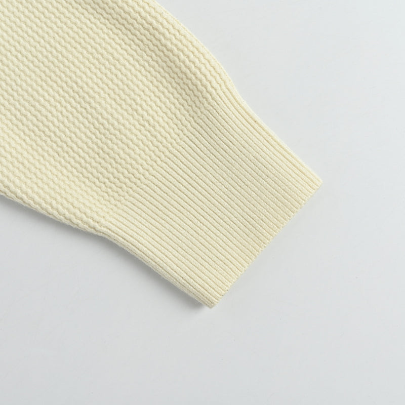 Louis Vuitton Monogram Belt Emblem Turtleneck Sweater – Cream