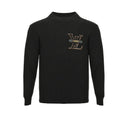 Louis Vuitton  Monogram Belt Emblem Turtleneck Sweater – Black