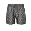 Louis Vuitton Monogram Plaid Print Swim Shorts — Charcoal