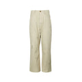 Louis Vuitton Tonal Monogram Embroidered Straight Trousers — Ecru