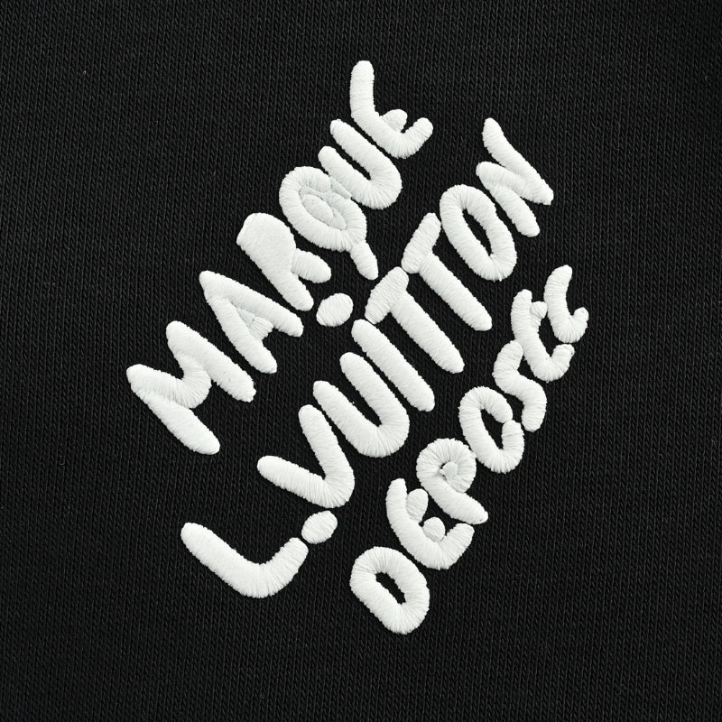 Louis Vuitton Marque Deposee Varsity Bomber Jacket – Black / White