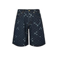 Louis Vuitton Oversized Monogram Denim Shorts — Dark Navy