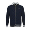 Louis Vuitton Pixel Logo Damier Knit Zip Jacket – Navy / Grey