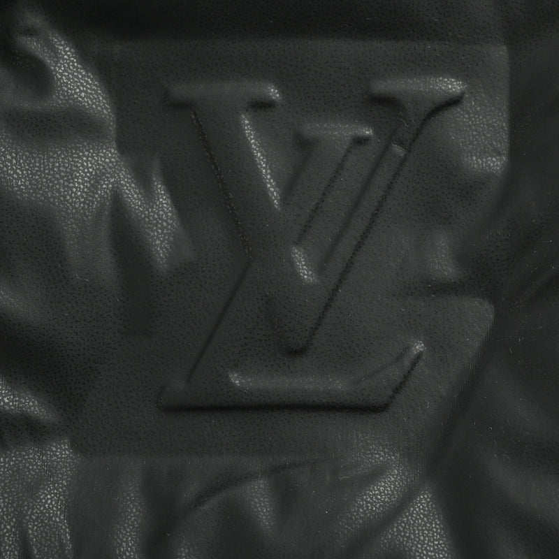 Louis Vuitton Monogram Embossed Leather Puffer Jacket – Black / Cream