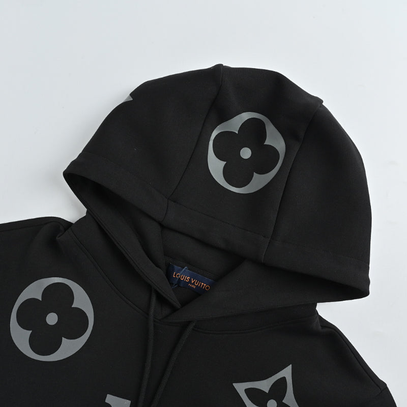Louis Vuitton Giant Monogram Scatter Print Hoodie – Black