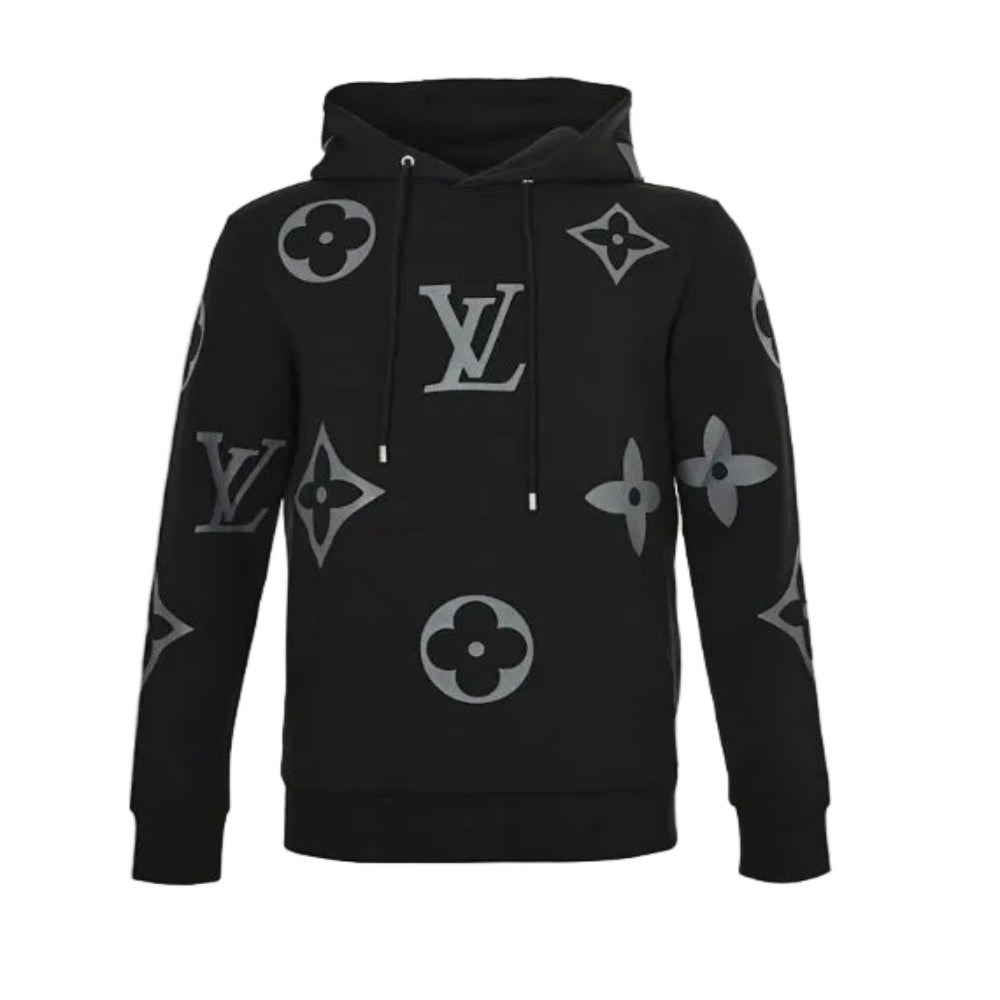 Louis Vuitton Giant Monogram Scatter Print Hoodie – Black