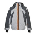 Louis Vuitton Giant Monogram Flower Color Block Hooded Puffer Jacket – Charcoal / Grey
