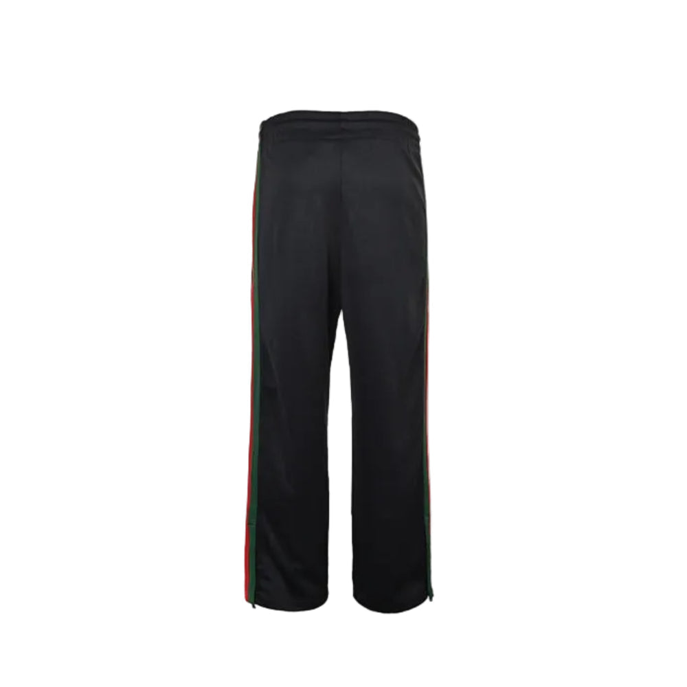 Gucci Black Dual-Stripe Relaxed Trousers