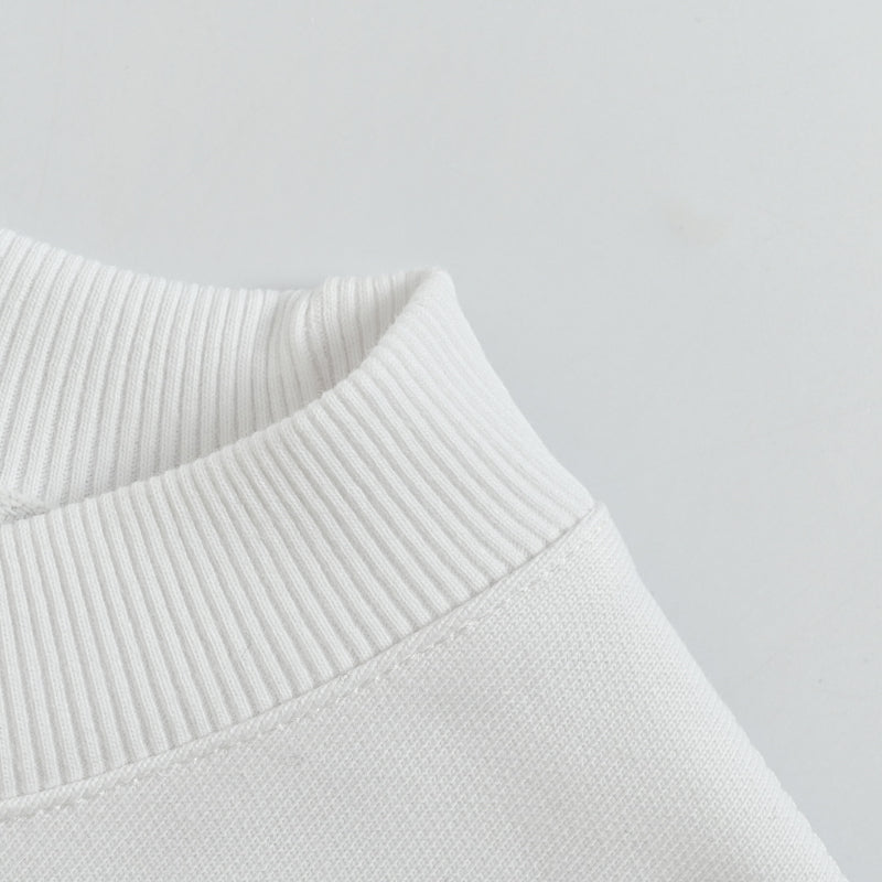 Louis Vuitton Collegiate 3D Letter Embroidery Crewneck – White