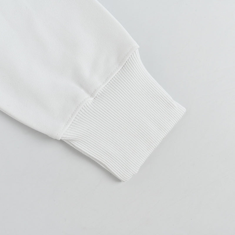 Louis Vuitton Collegiate 3D Letter Embroidery Crewneck – White