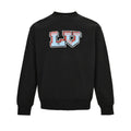 Louis Vuitton Collegiate 3D Letter Embroidery Crewneck – Black