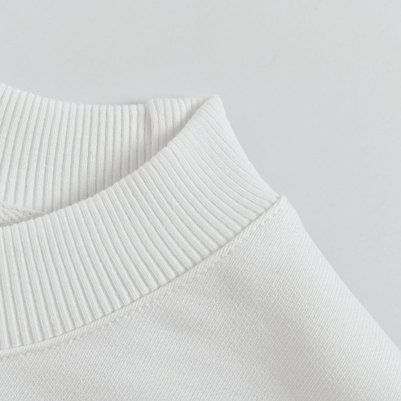 Louis Vuitton Hand-Drawn Badge Embroidery Crewneck – White