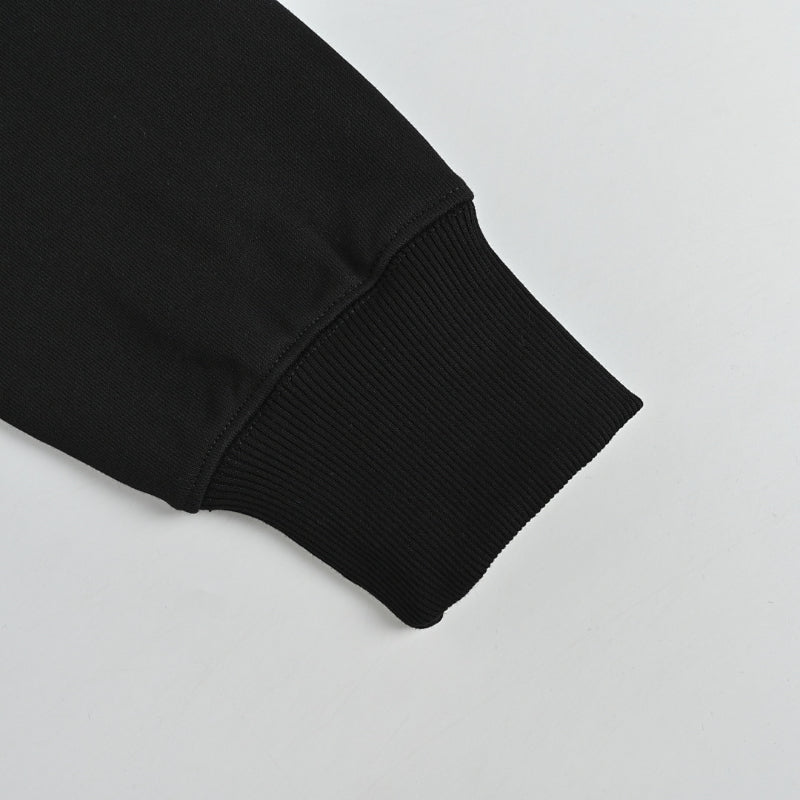 Louis Vuitton Hand-Drawn Logo Embroidery Crewneck – Black