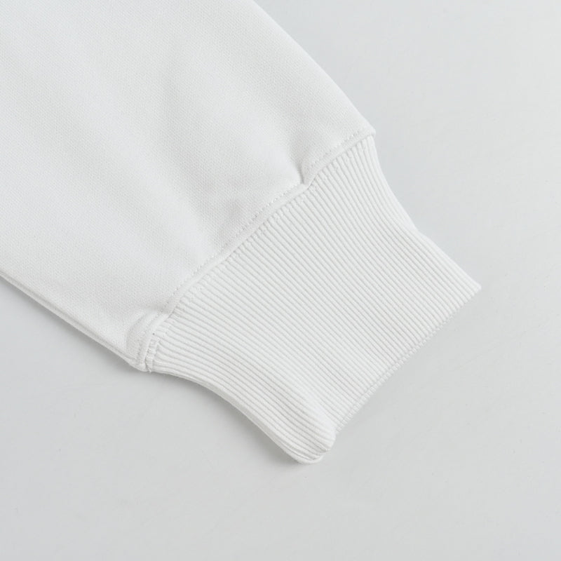 Louis Vuitton Hand-Drawn Logo Embroidery Crewneck – White