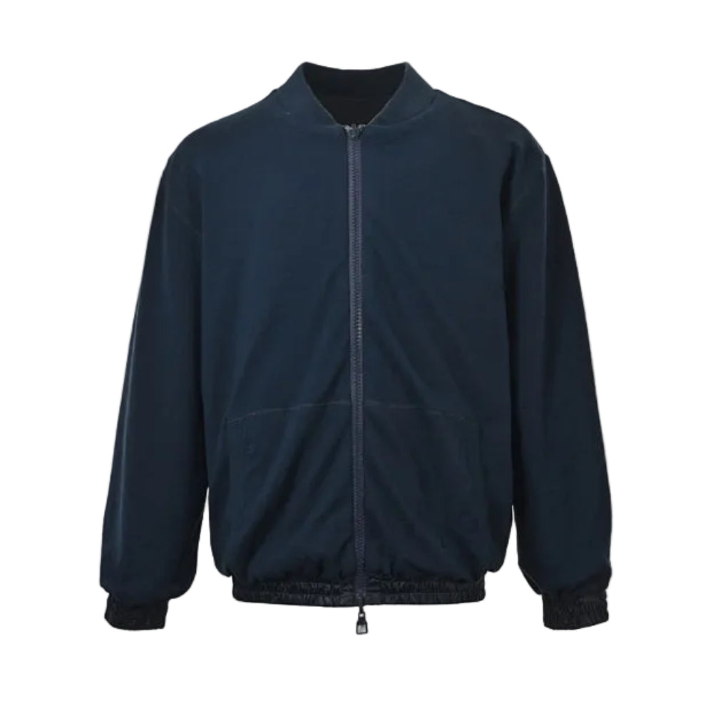 Louis Vuitton Monogram Jacquard Satin Bomber Jacket – Navy