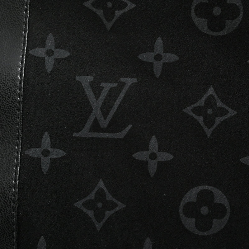 Louis Vuitton Leather Panel Hybrid Zip Jacket – Black