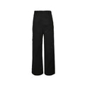 Louis Vuitton Tonal Monogram Jacquard Wide-Leg Trousers — Black