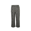 Louis Vuitton Monogram Print Wide-Leg Sweatpants — Grey x Black