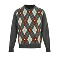 Louis Vuitton Monogram Argyle Jacquard Knit Crewneck – Charcoal