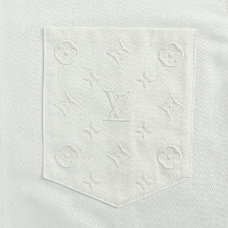 Louis Vuitton Clean Concealed Placket Overshirt – Off-White