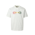 Gucci White Neon Halo Wordmark Graphic Tee