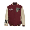 Louis Vuitton Japanese Letterman Varsity Jacket – Burgundy / Cream