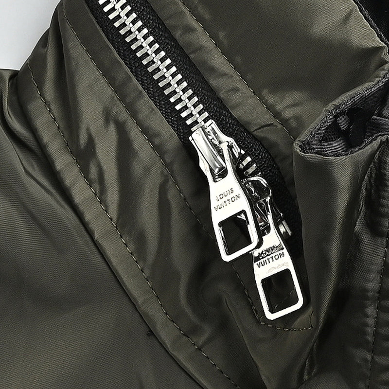 Louis Vuitton Monogram Embossed Nylon Bomber Jacket