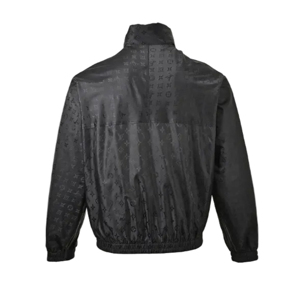 Louis Vuitton Monogram Embossed Nylon Bomber Jacket
