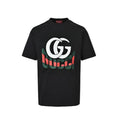 Gucci Black Double-G Monogram Graphic Tee